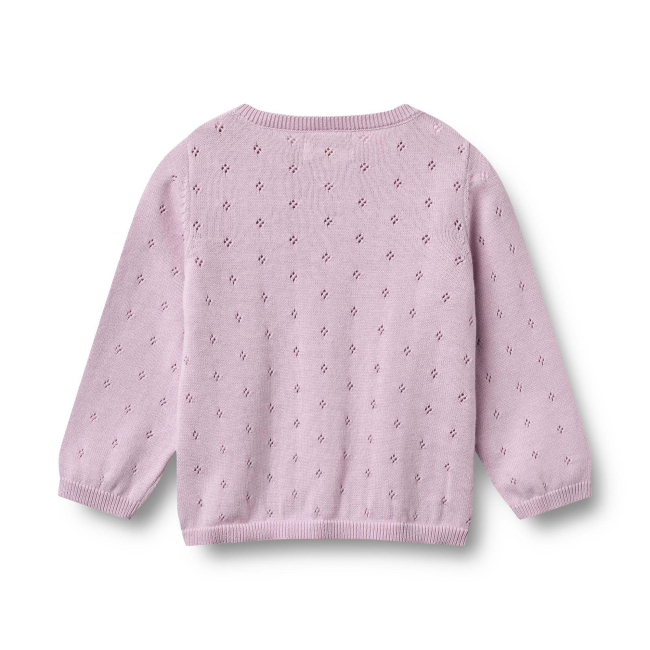 Wheat Strick-Cardigan lavender