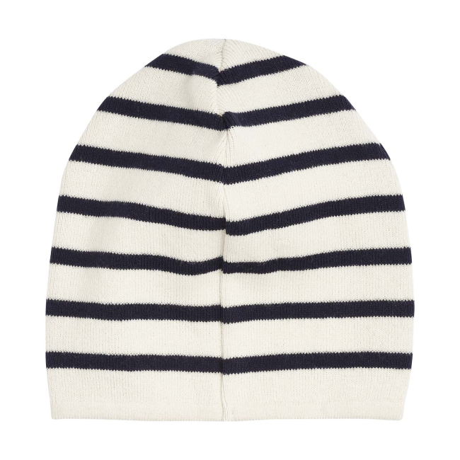 Huttelihut Mütze Stripe Knit Navy Blazer