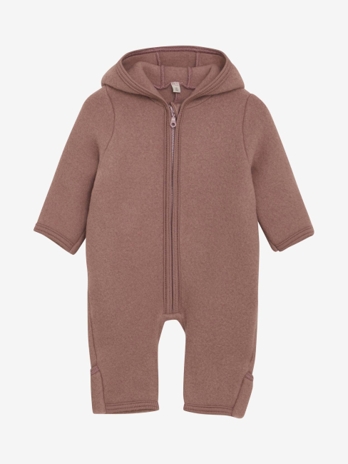 Huttelihut Pram Suit Wool Fleece Burlwood