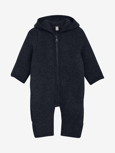 Huttelihut Woll-Anzug Overall Fleece Navy