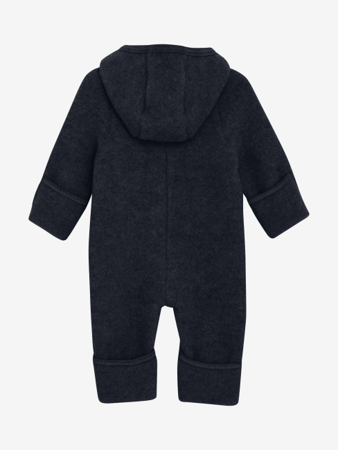 Huttelihut Woll-Anzug Overall Fleece Navy