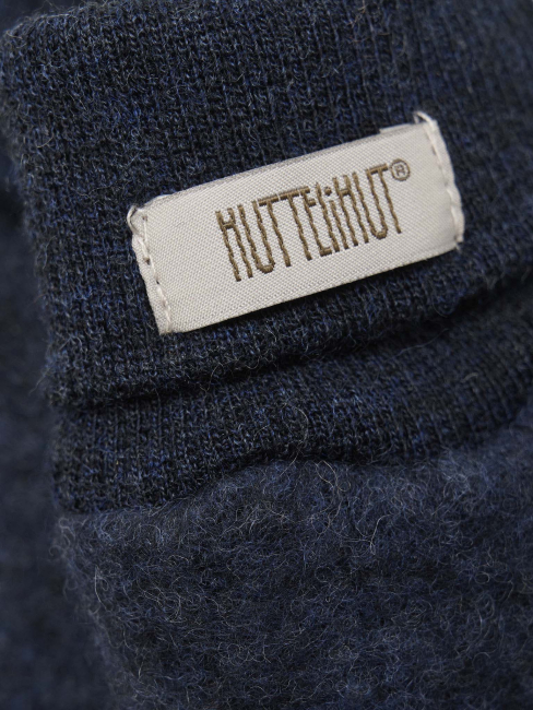 Huttelihut Mittens Wool Fleece Fäustlinge Navy