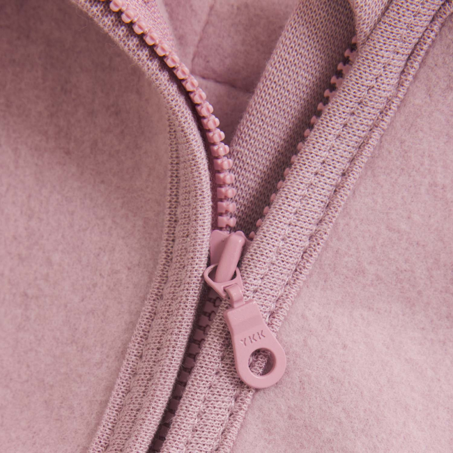 Huttelihut Baumwollfleece-Jacke Deauville Mauve