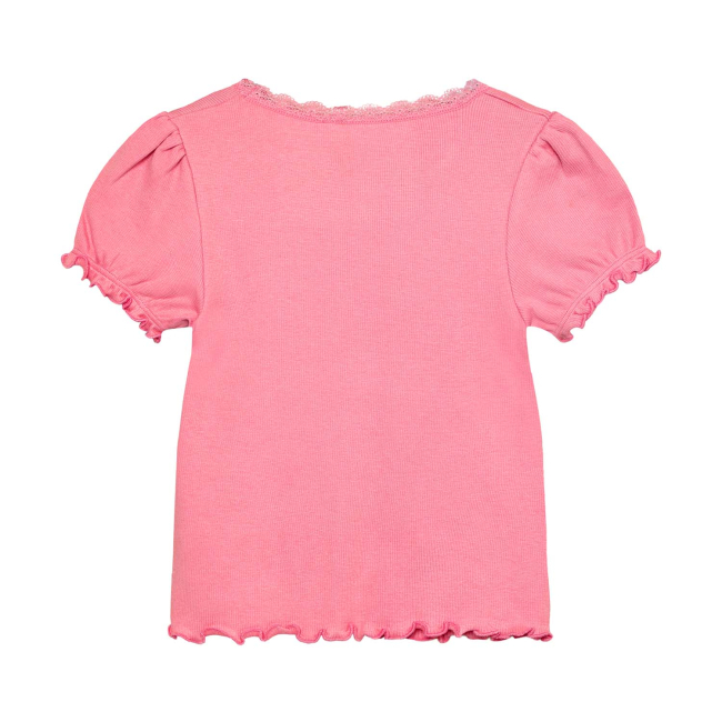 Huttelihut Basic T-shirt Rib Plumeria