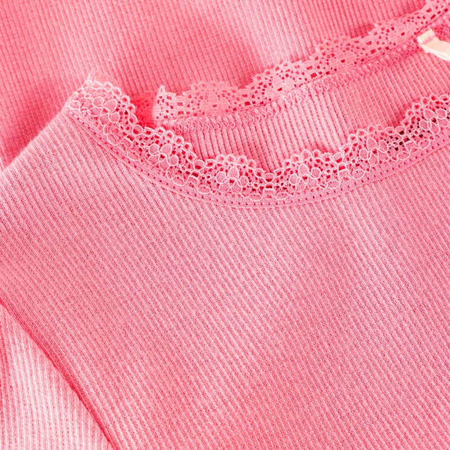 Huttelihut Basic T-shirt Rib Plumeria