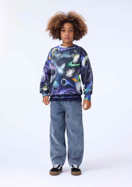 Molo Sweatshirt Monti Airbrush Space
