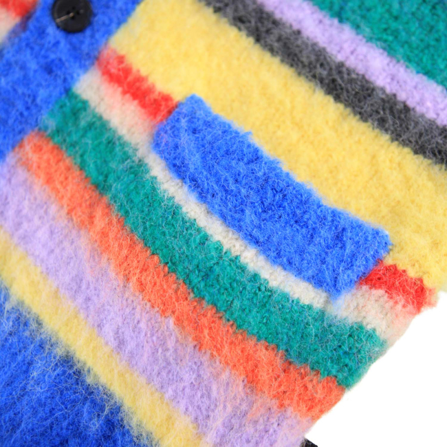 Molo Strickjacke Brutus Fuzzy Stripe