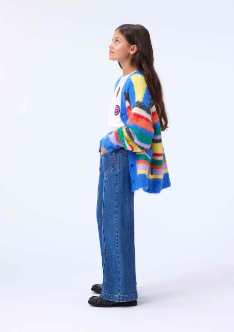 Molo Strickjacke Brutus Fuzzy Stripe