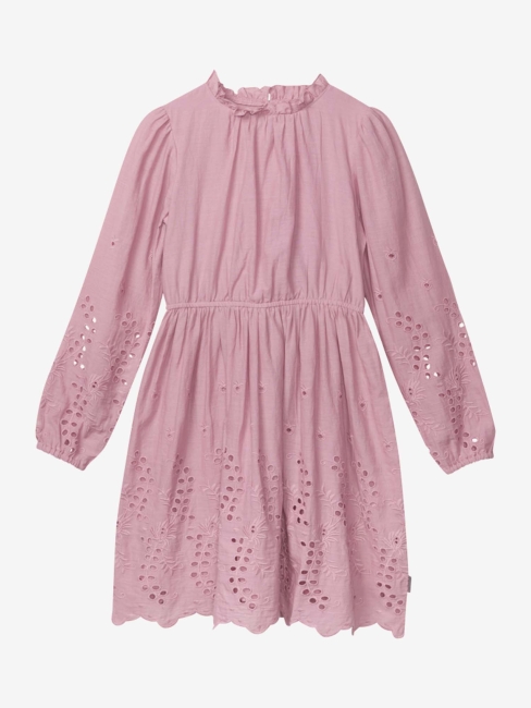 Creamie - Dress Embroidery in Lilas