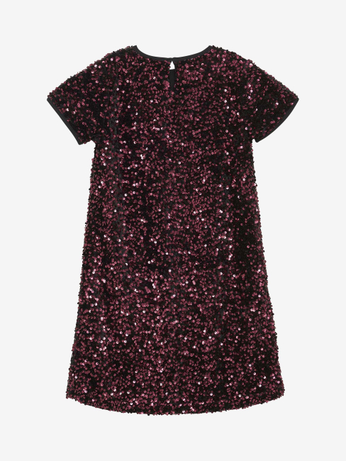 Creamie festliches Paillettenkleid - Velour Sequins Vineyard Wine