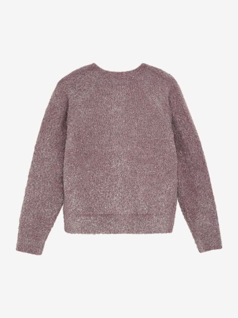 Creamie Strickjacke mit Glitzer Crushed Berry