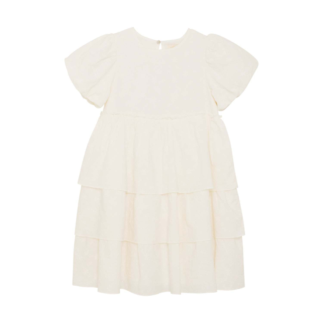 Creamie Dress Embroidery Cloud