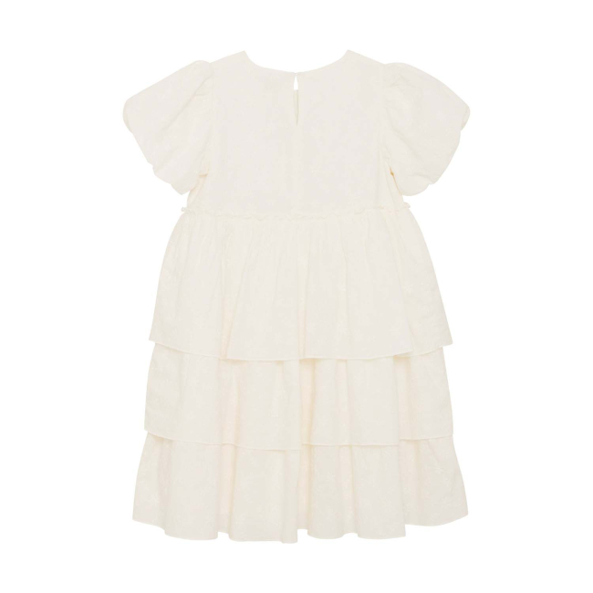 Creamie Dress Embroidery Cloud