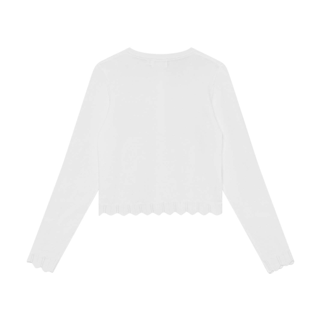 Creamie Cardigan Pointelle Cloud