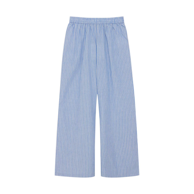 Creamie Hose Stripe Blue Lustre