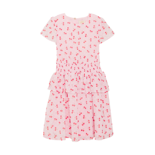 Creamie Kleid Crepe Dobby Rose Pink