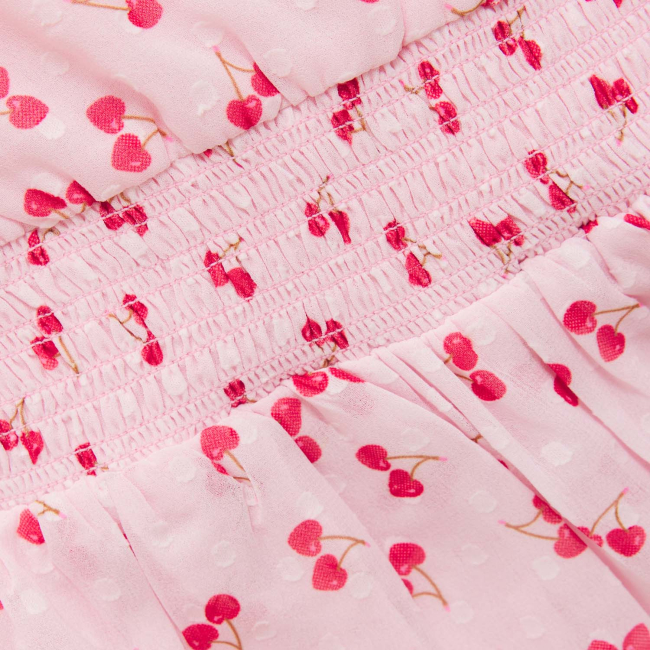 Creamie Kleid Crepe Dobby Rose Pink