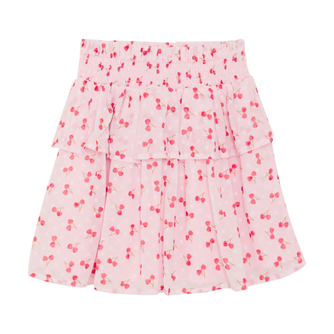 Creamie Rock Crepe Dobby Rose Pink