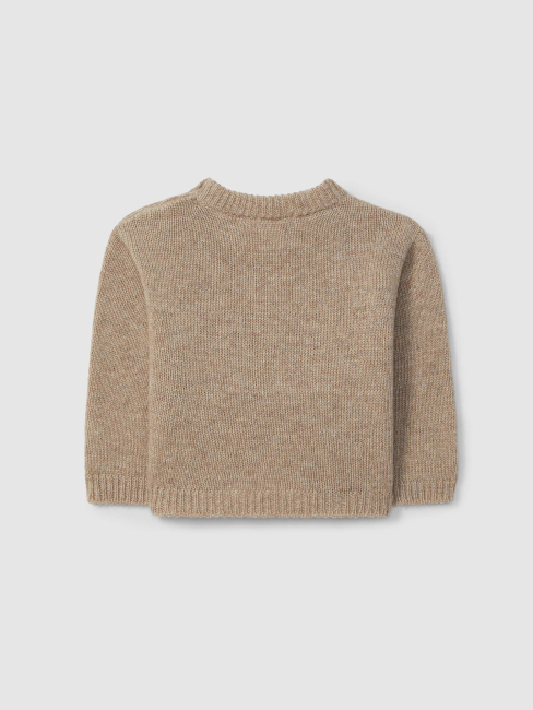 Laranjinha I5696 Baby Strickpullover Beige