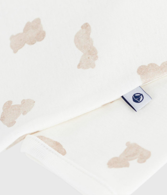 MAPetit Bateau Strampler ohne Füßchen aus Baumwolle mit Bärmotiv