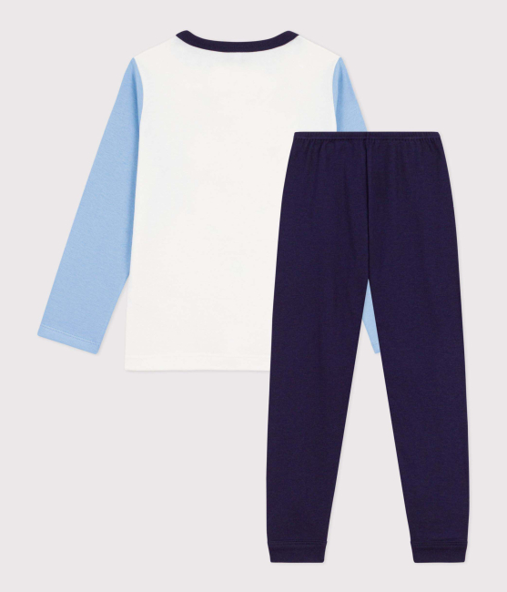 Petit Bateau Kinder-Pyjama aus Baumwolle mit Hundemotiv