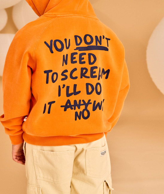 AO76 clyde Sweatshirt easygoing orange