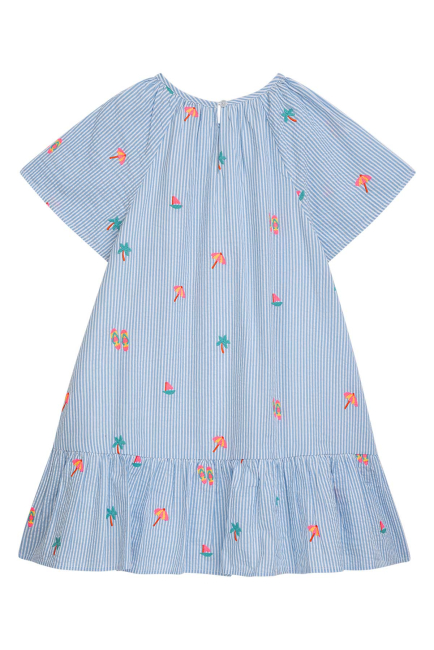 Danamade Freizeitkleid DJANE in Blue mit Strickerei