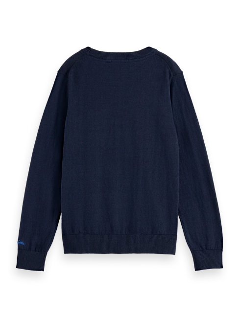 Scotch & Soda CORE LOGO REGULAR PULLOVER SKY CAPTAIN