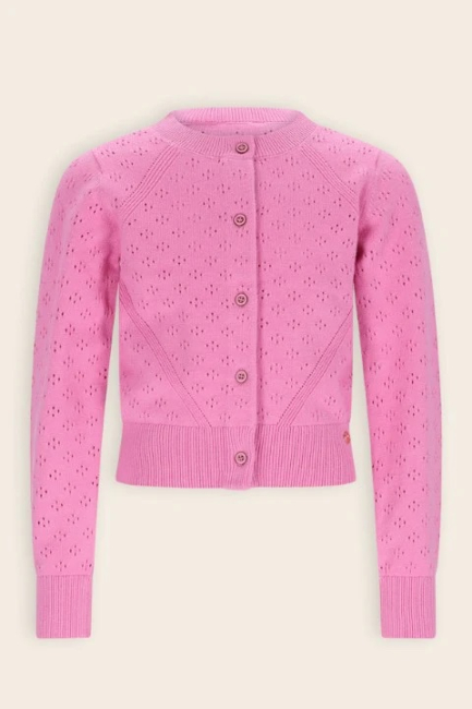 NoNo Ajour Strickjacke Camelia Pink