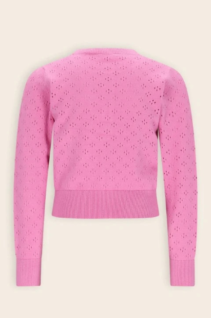 NoNo Ajour Strickjacke Camelia Pink