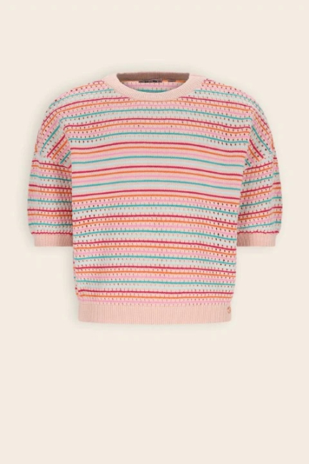 NoNo Strickpullover Ajour Top Minty Tinty