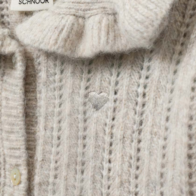 Sofie Schnoor HennySK Cardigan Ecru melange