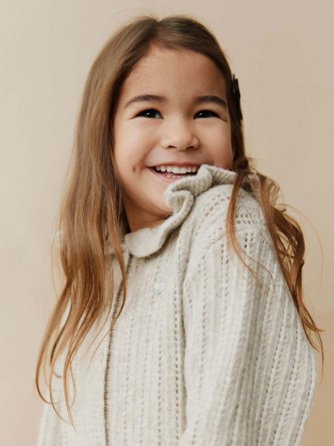 Sofie Schnoor HennySK Cardigan Ecru melange