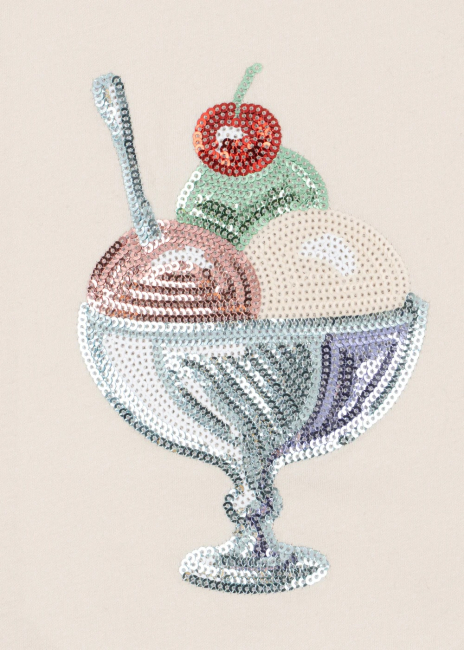 Konges Sløjd FAMO PUFF T-Shirt Buttercream