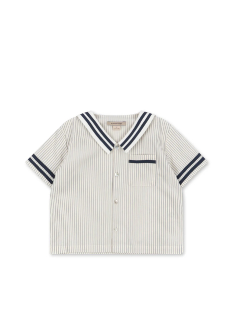 Konges Sløjd Allie Sailor Hemd  BLEU STRIPE