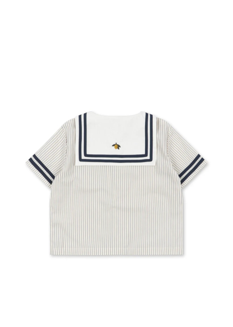 Konges Sløjd Allie Sailor Hemd  BLEU STRIPE