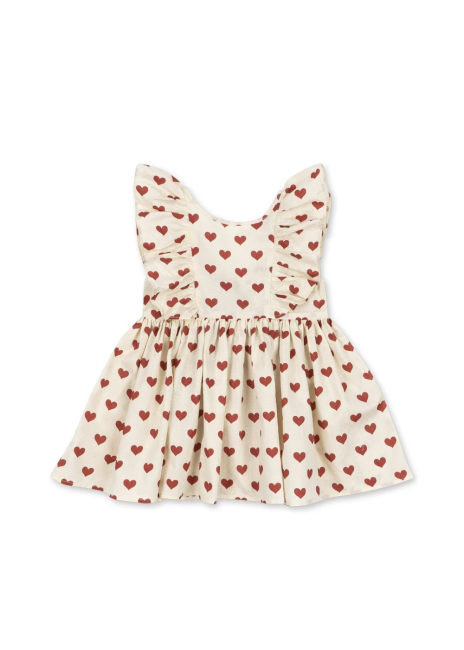 Konges Sløjd Cianna Bow Kleid Amour Rouge