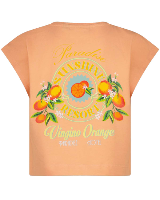 Vingino T-shirt Helena Soft salmon in Zartes Lachs