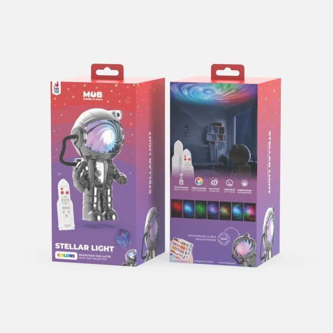 Stellar light silver - milky way projector Nachtlampen