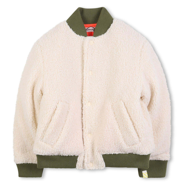 Billiebush Plüschige Stoffjacke Hell Beige