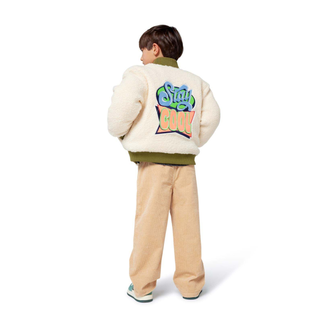 Billiebush Plüschige Stoffjacke Hell Beige