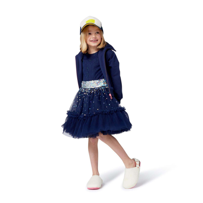 Billiebush Fleecejacke Blue mit Pailletten