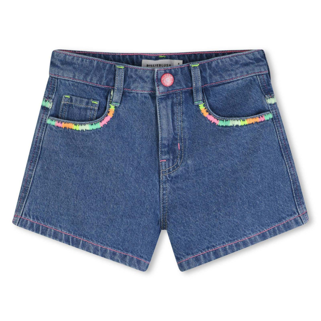 Billieblush Mädchen Jeans-Shorts Blau