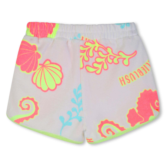 Billieblush Shorts mit Seepferdchen-Muster Beige