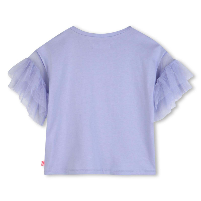 Billieblush Mädchen kurzarm T-SHIRT Violett