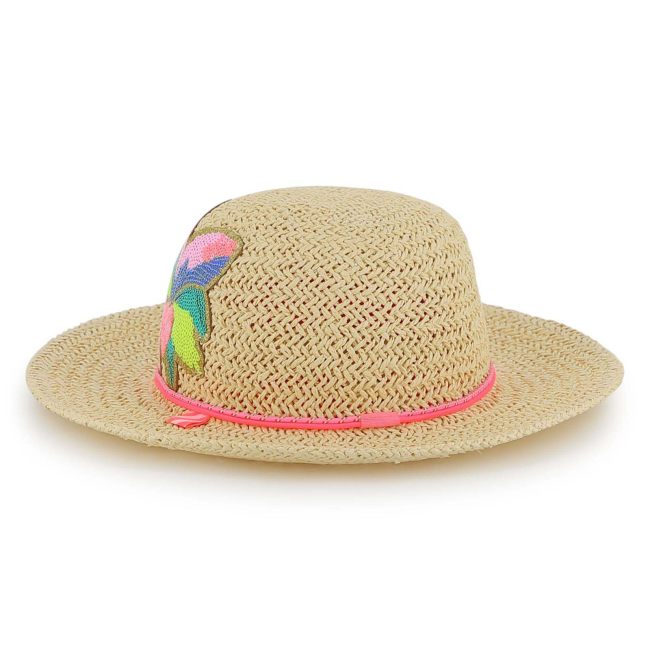 Billieblush geflochtene Papierhut