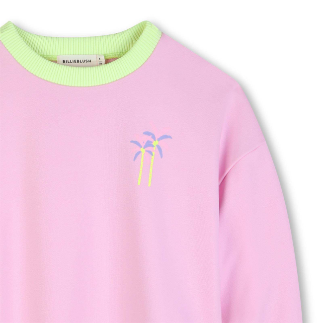 Billieblush Sweatshirt Rosa happy girl