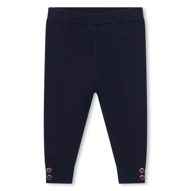 Carrément Beau Legging marine aus Rippstrick