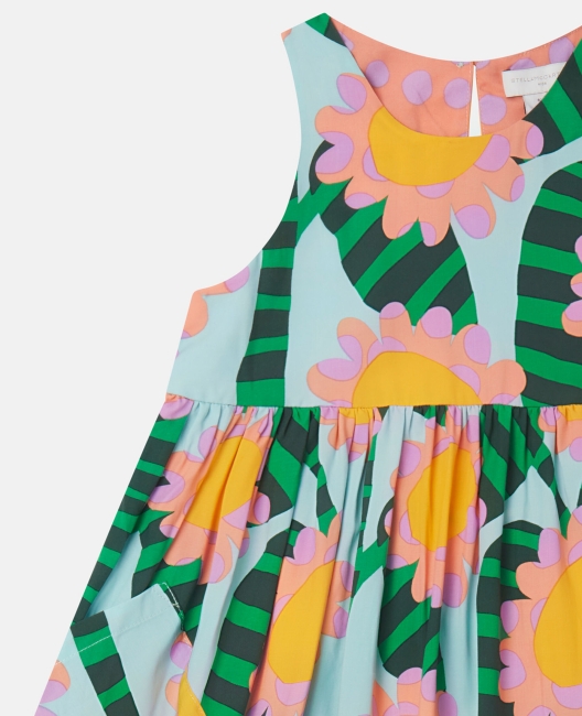 Stella McCartney Sommerkleid mit grafischem Blumen-Print