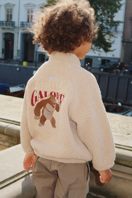 Konges Sløjd JAZZ TEDDY Bomber-Jacke GRS Oxford Tan